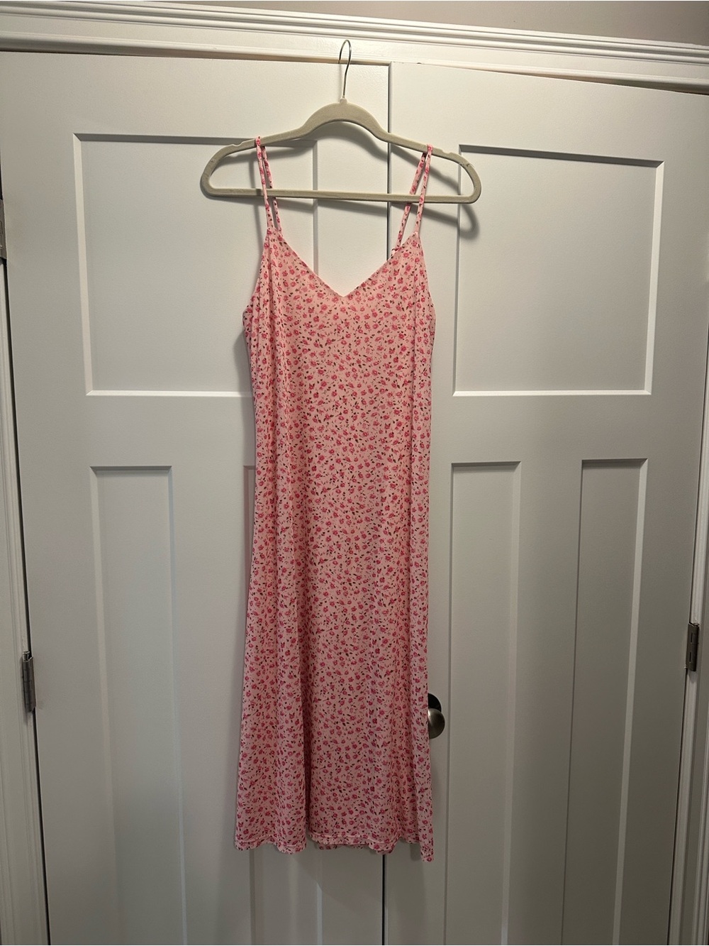 bp Pink Floral Slip Dress